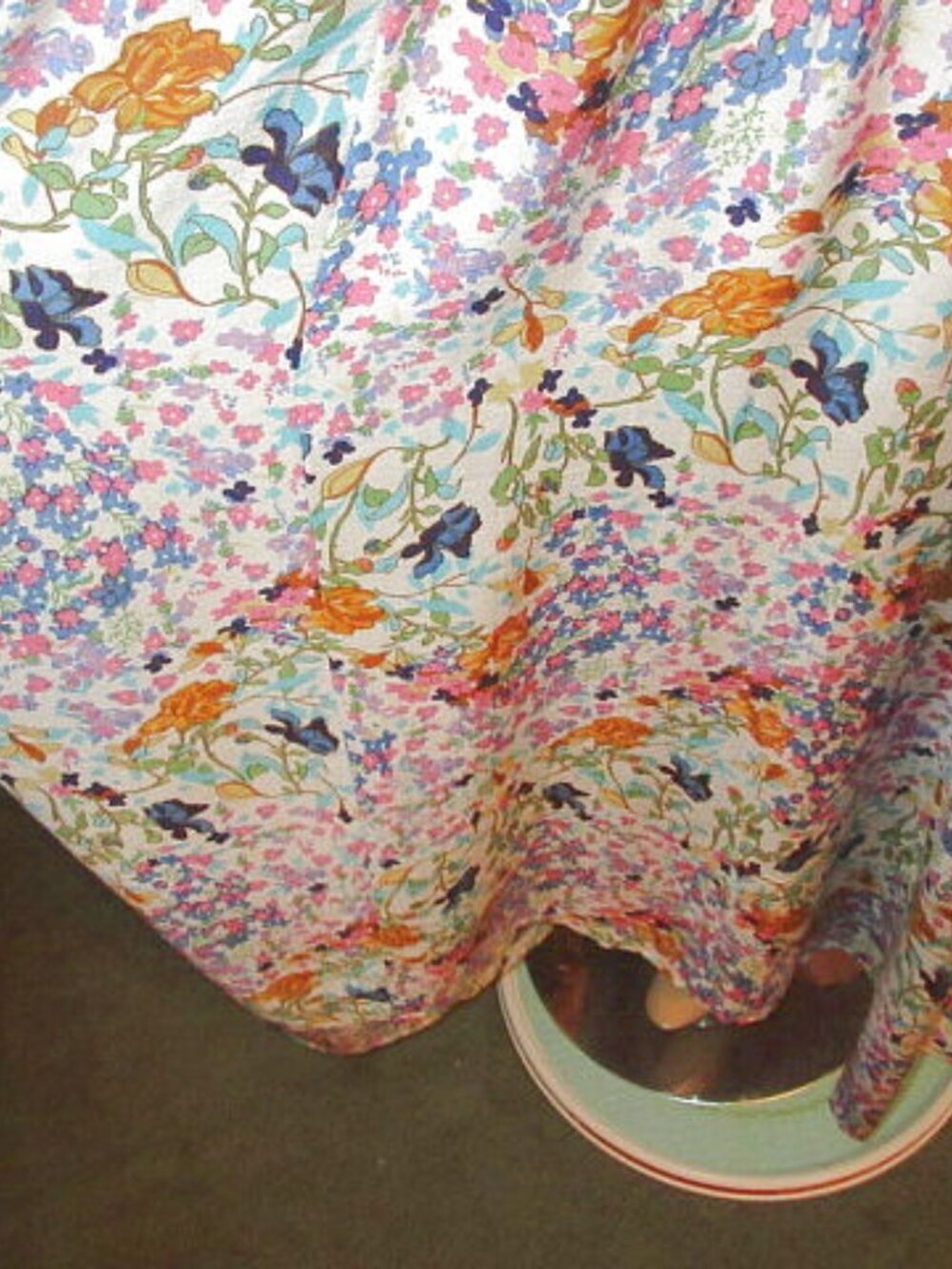 BloomChic Cottagecore Maxi Dress Size 28 Pockets Swing Pleated Flutter Fairy NWT - Picture 9 of 10
